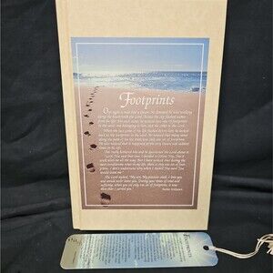 Footprints Journal With Footprints Bookmark